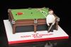 Snooker Table with Figure